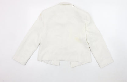 New Look Women's White Blazer Size 10