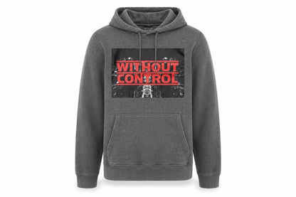 Clockhouse Men's Grey Graphic Hoodie Size L