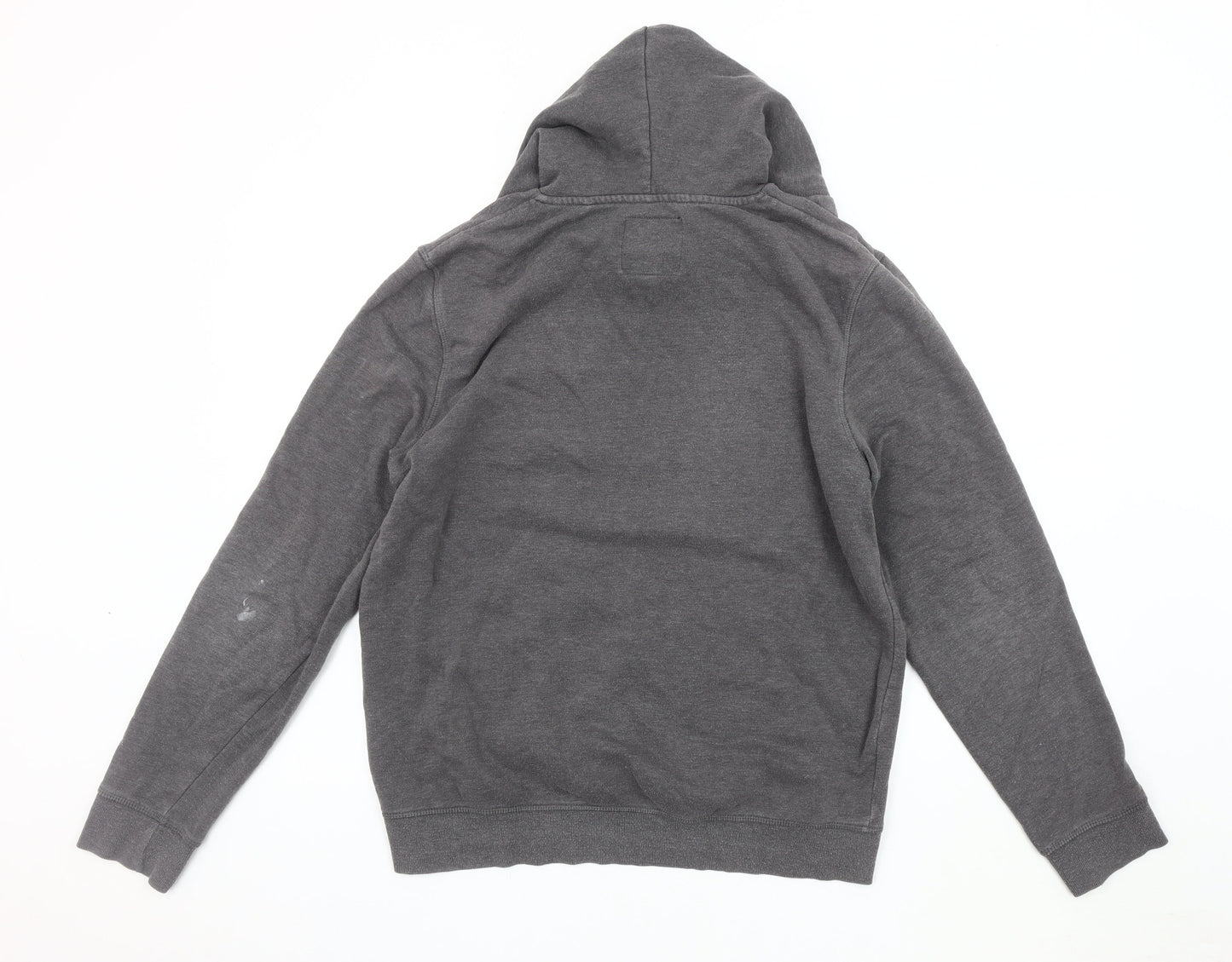 Clockhouse Men's Grey Graphic Hoodie Size L