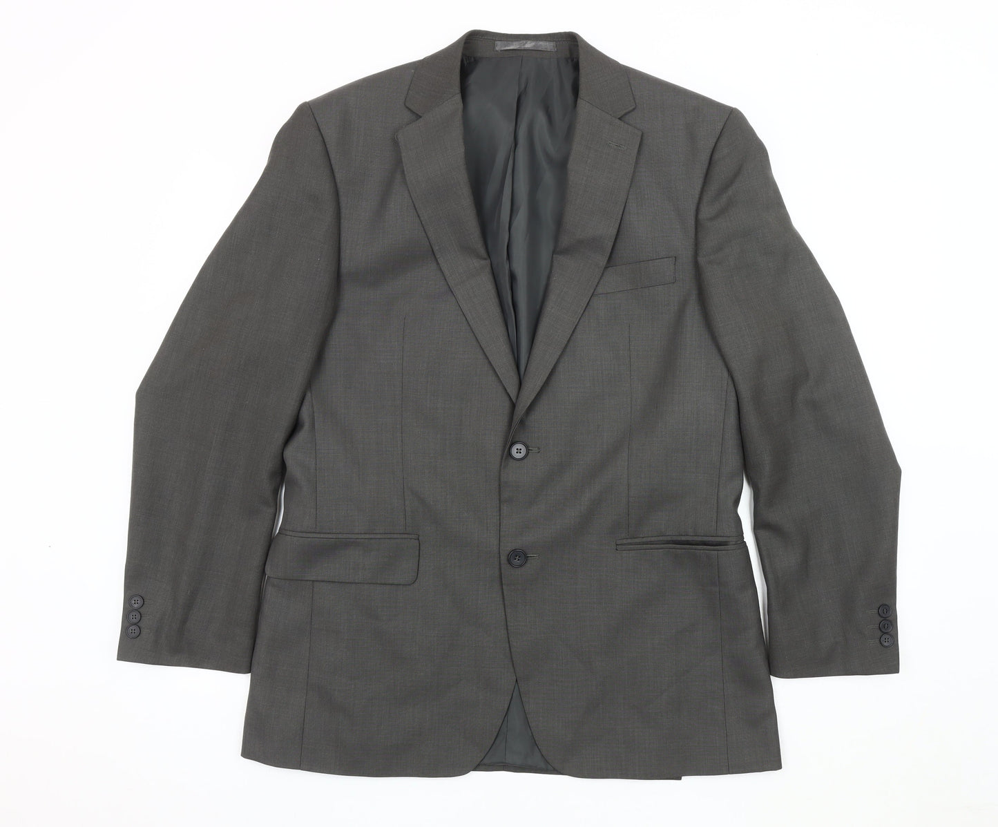 Mens UK Size 40 Karl Jackson Regular Grey Suit Jacket