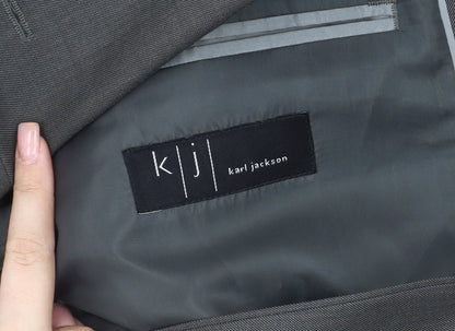 Mens UK Size 40 Karl Jackson Regular Grey Suit Jacket
