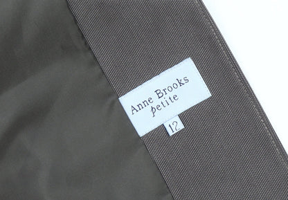 Womens UK Size 12 Anne Brooks Petites Brown Blazer