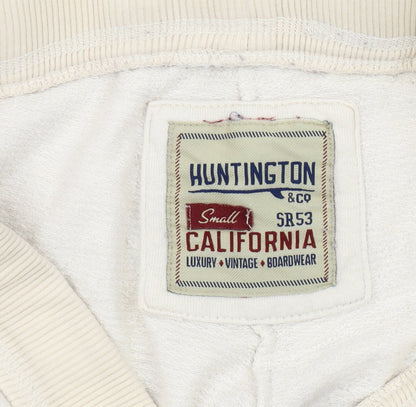 Huntington & Co Beige Unisex Jogger Trousers - Size S