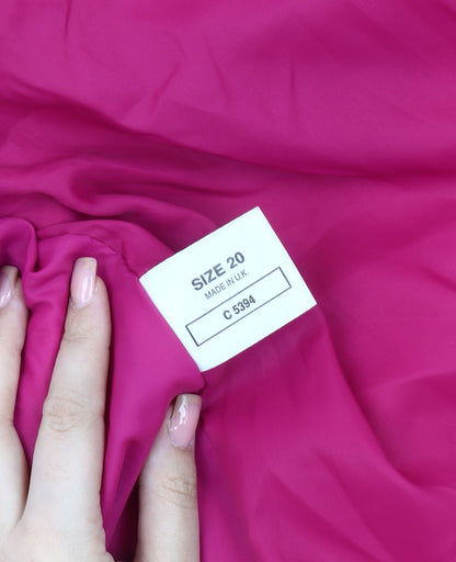 Classic Woman Pink Blazer, Women, Size 20, Lined