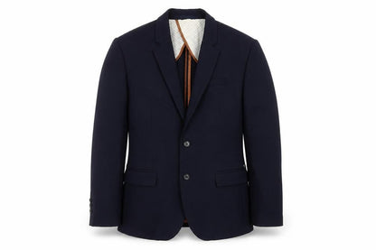Mens UK Size 42 River Island Regular Blue Suit Jacket