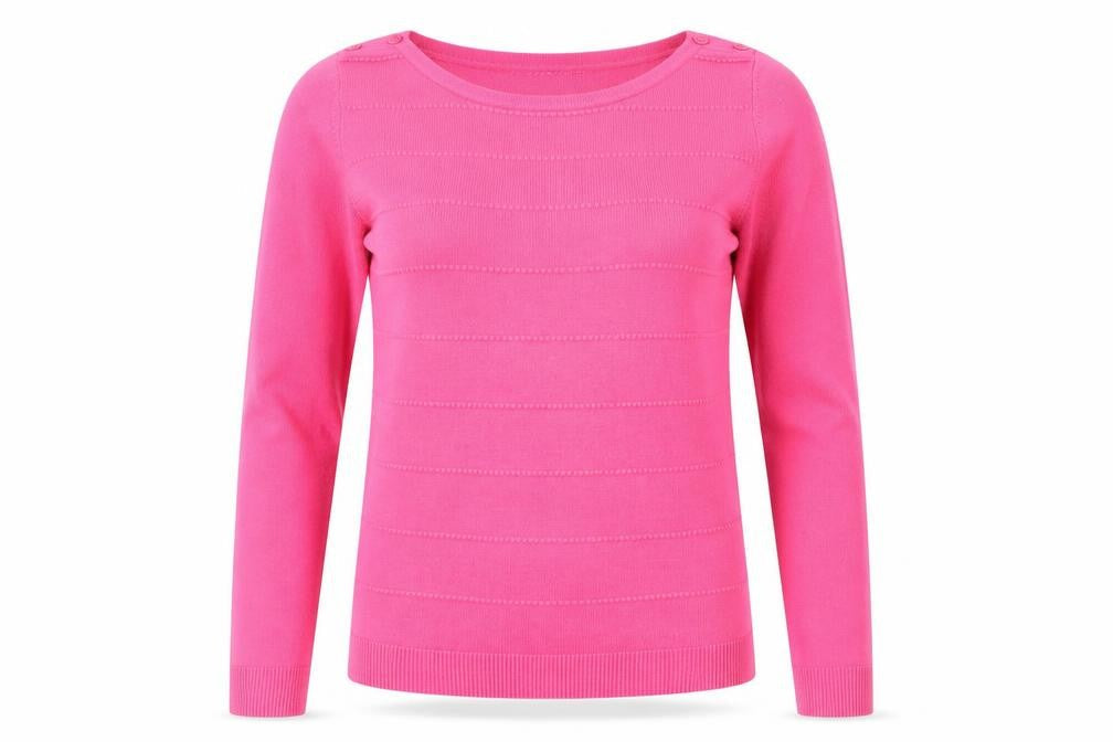 Womens UK Size 10 Maine New England Pink Pullover Jumper