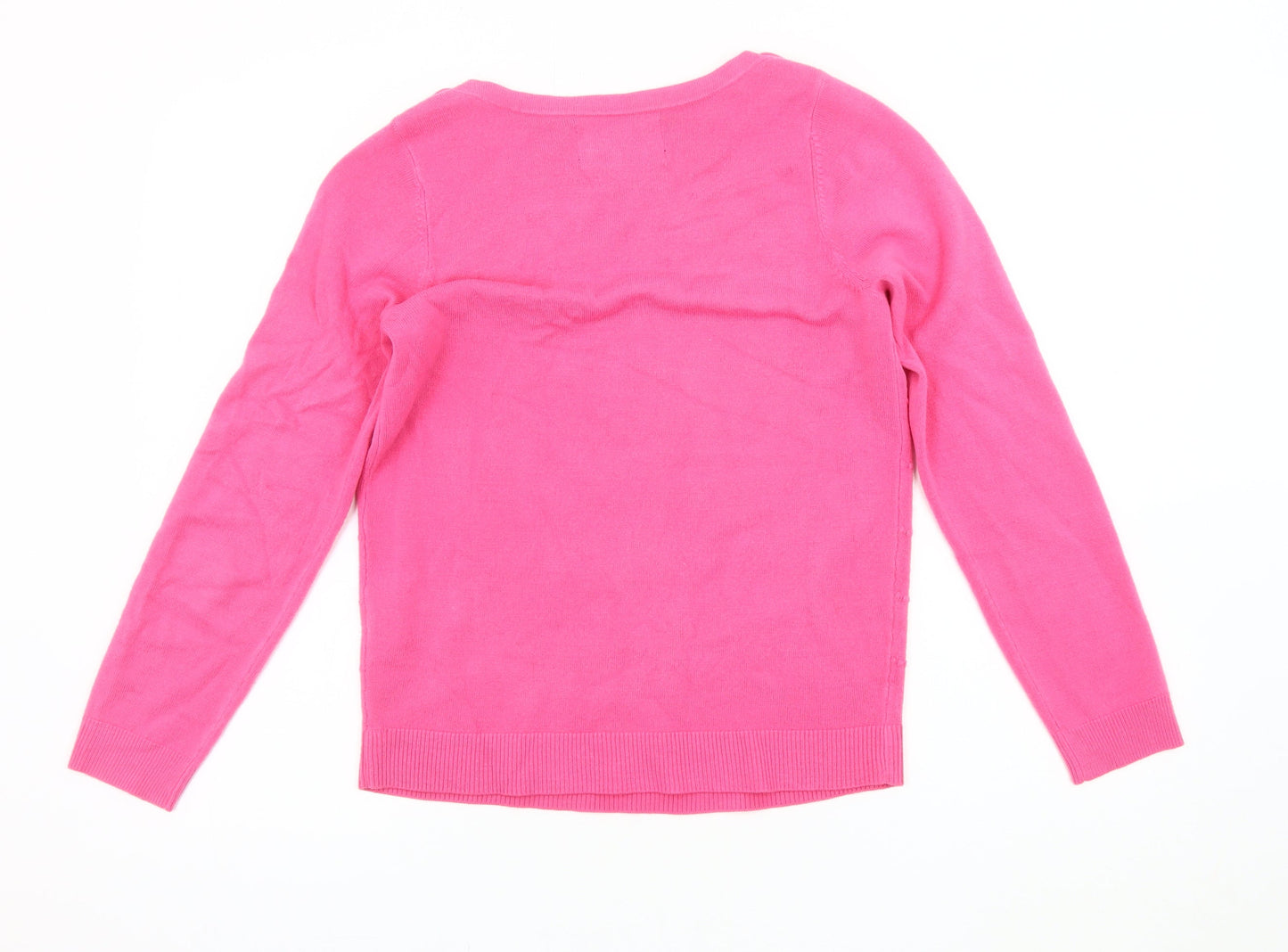 Womens UK Size 10 Maine New England Pink Pullover Jumper