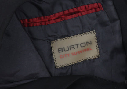 Mens UK Size 42 Burton  Black Suit Jacket