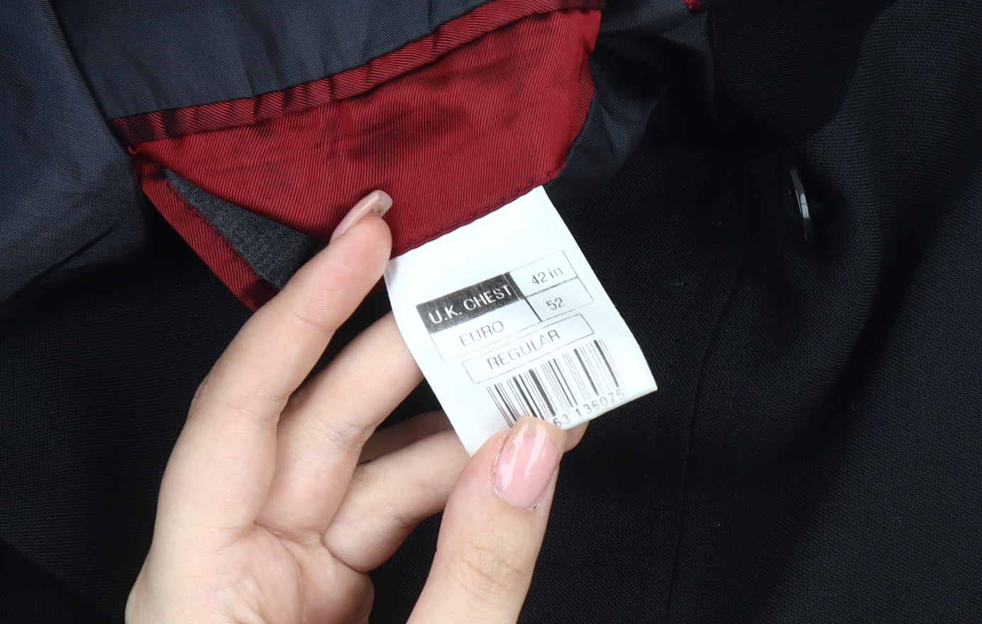 Mens UK Size 42 Burton  Black Suit Jacket