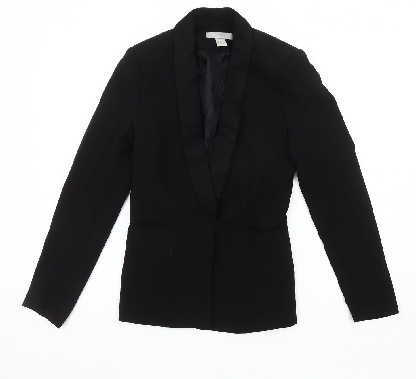H&M Women's Black Tuxedo Suit Jacket Size 6