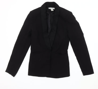 H&M Women's Black Tuxedo Suit Jacket Size 6