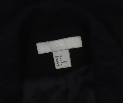 H&M Women's Black Tuxedo Suit Jacket Size 6