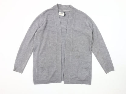 Womens UK Size 18 Maine New England Grey Cardigan Jumper