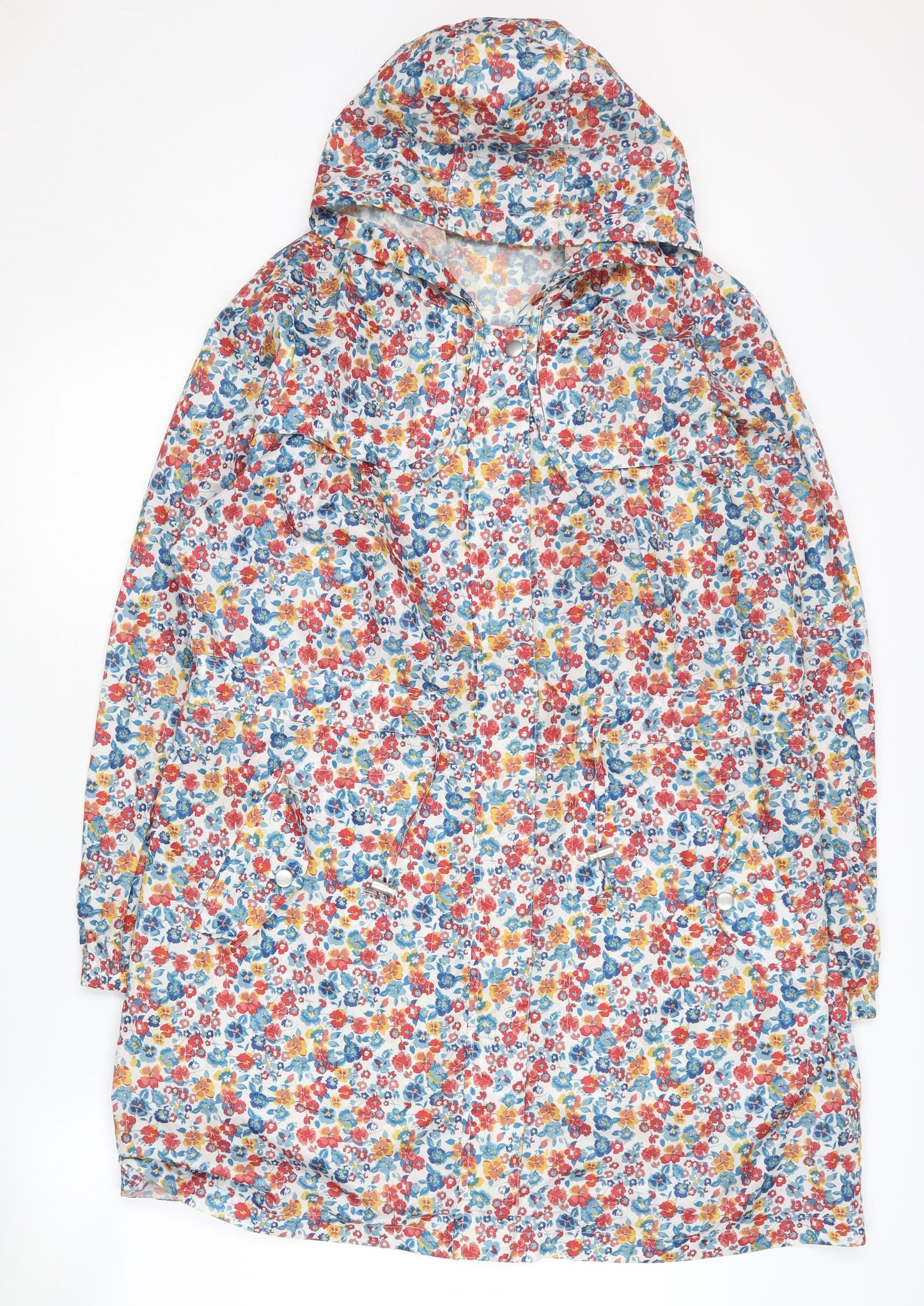 Womens UK Size M Marks and Spencer Multicoloured Rain Coat