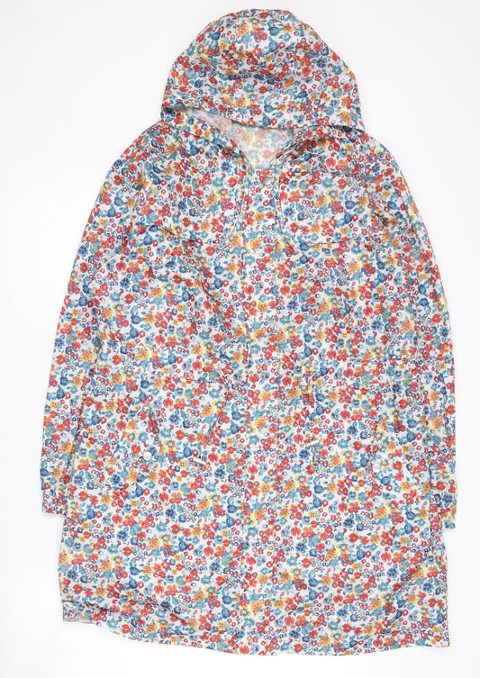 Womens UK Size M Marks and Spencer Multicoloured Rain Coat