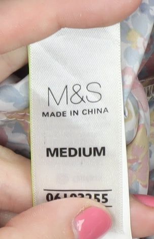 Womens UK Size M Marks and Spencer Multicoloured Rain Coat