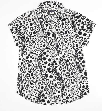 Womens UK Size 6 Marks and Spencer Multicoloured Basic Blouse