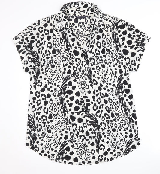 Womens UK Size 6 Marks and Spencer Multicoloured Basic Blouse