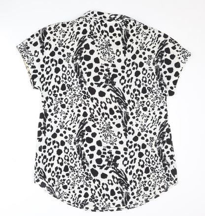Womens UK Size 6 Marks and Spencer Multicoloured Basic Blouse