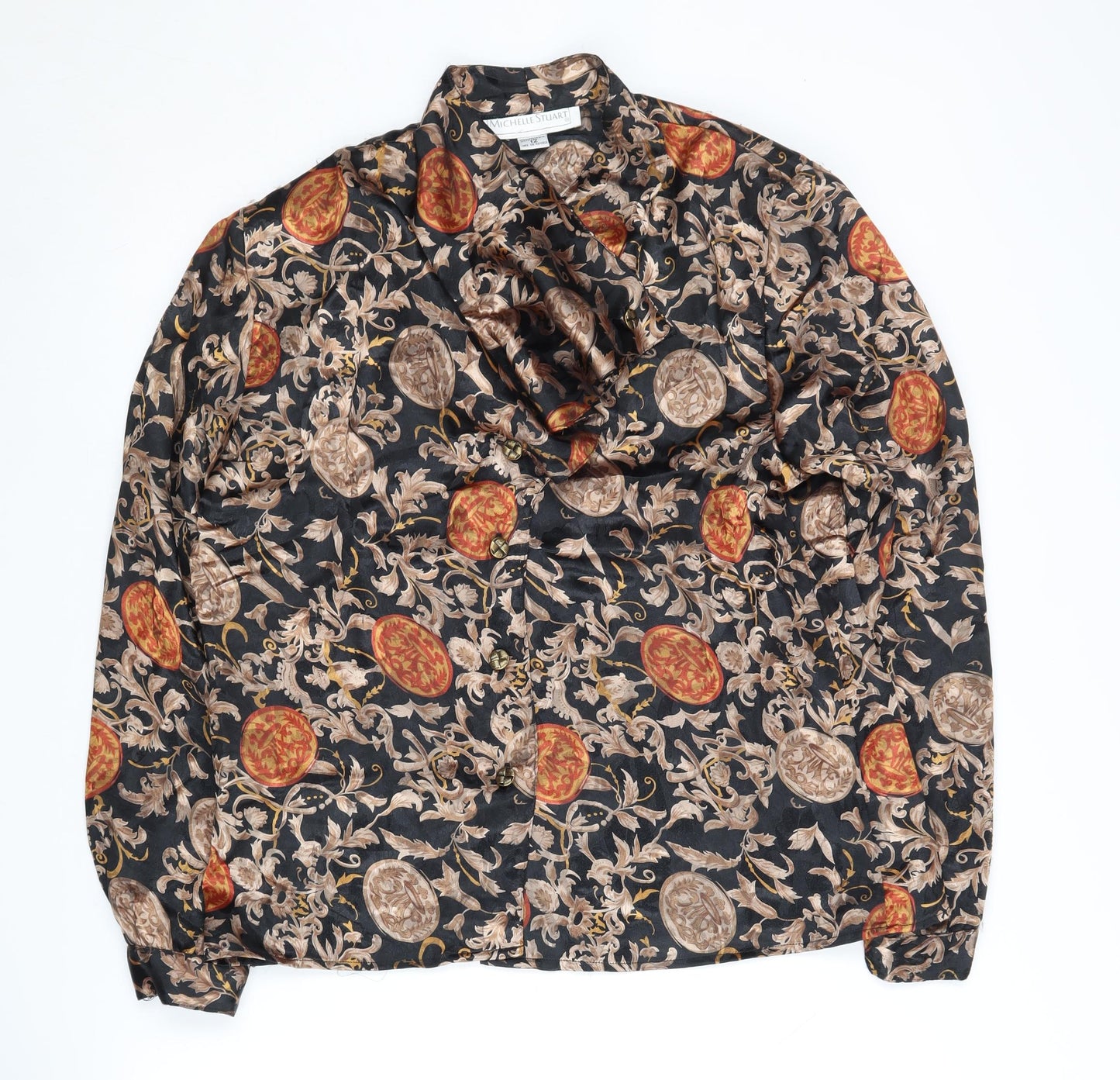 Michelle Stuart Women's Floral Blouse, Multicoloured, Size 12