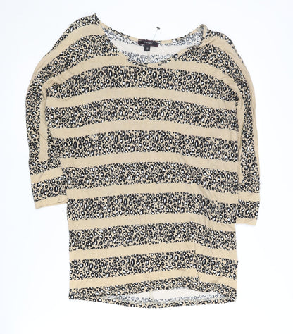 Womens UK Size 10 Therapy Multicoloured Basic T-Shirt
