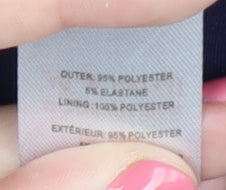 Little Mistress Women's Blue Floral Pencil Dress Size 10