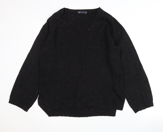 Womens UK Size S Marks and Spencer Black Pullover Jumper