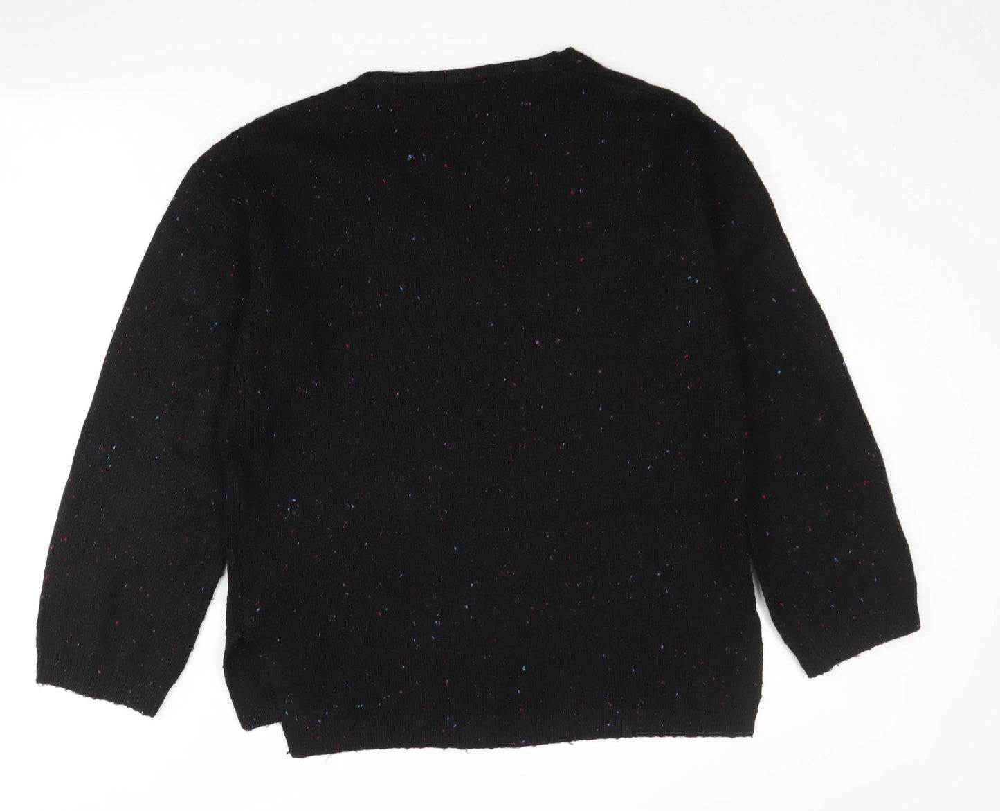 Womens UK Size S Marks and Spencer Black Pullover Jumper
