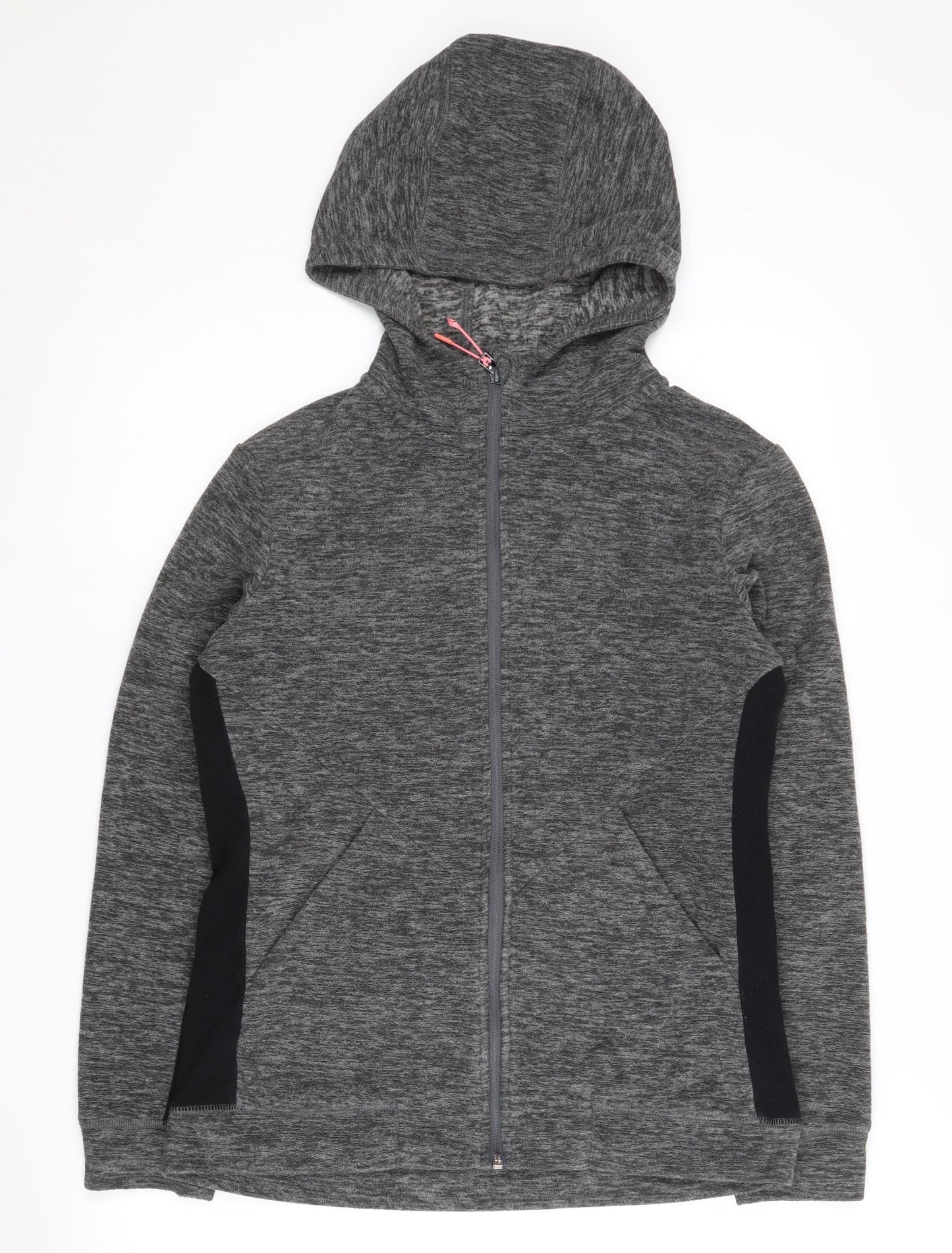 Womens UK Size S NEXT Grey Full Zip Hoodie