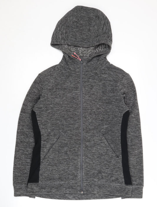 Womens UK Size S NEXT Grey Full Zip Hoodie