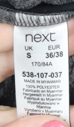 Womens UK Size S NEXT Grey Full Zip Hoodie