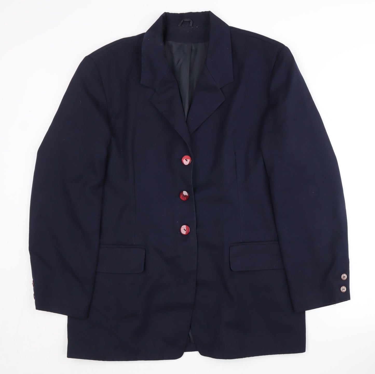 Premiere Collection Women's Blue Blazer Size 16 Regular Fit
