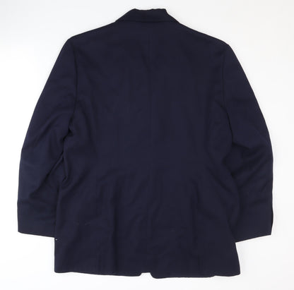 Premiere Collection Women's Blue Blazer Size 16 Regular Fit
