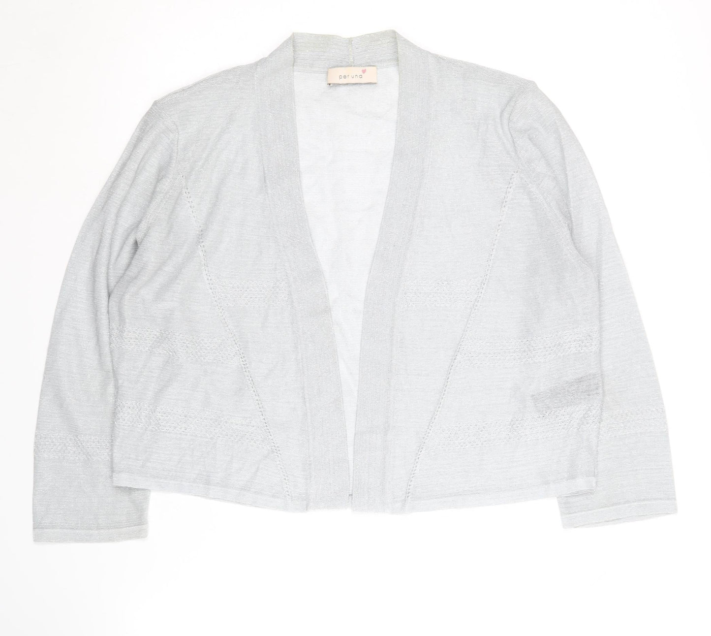 Womens UK Size 16 Marks and Spencer Grey Cardigan Jumper