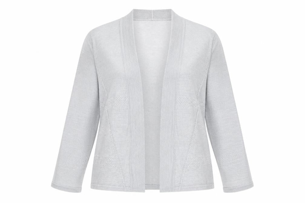 Womens UK Size 16 Marks and Spencer Grey Cardigan Jumper