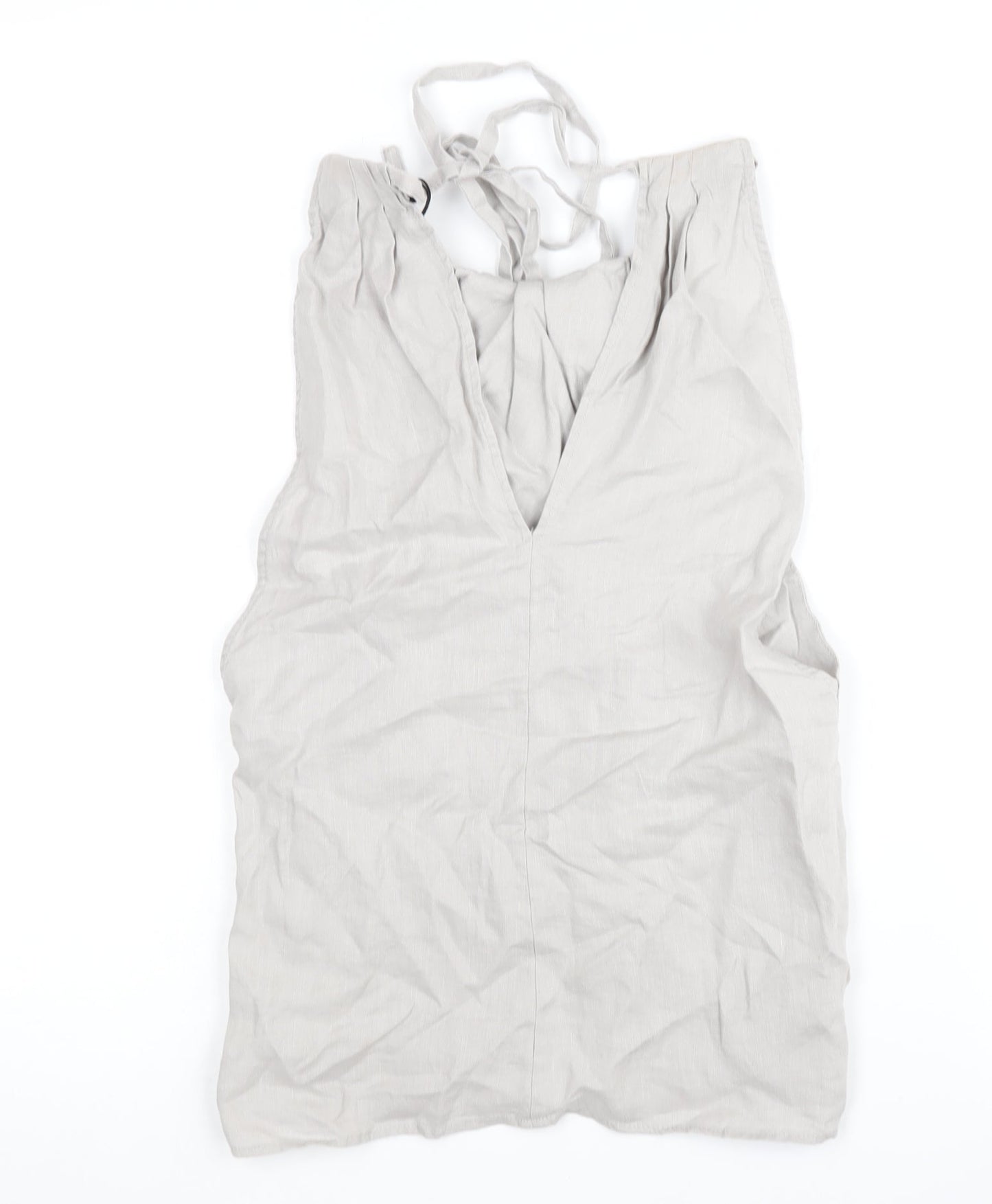 Womens UK Size XS Zara Beige  Tank