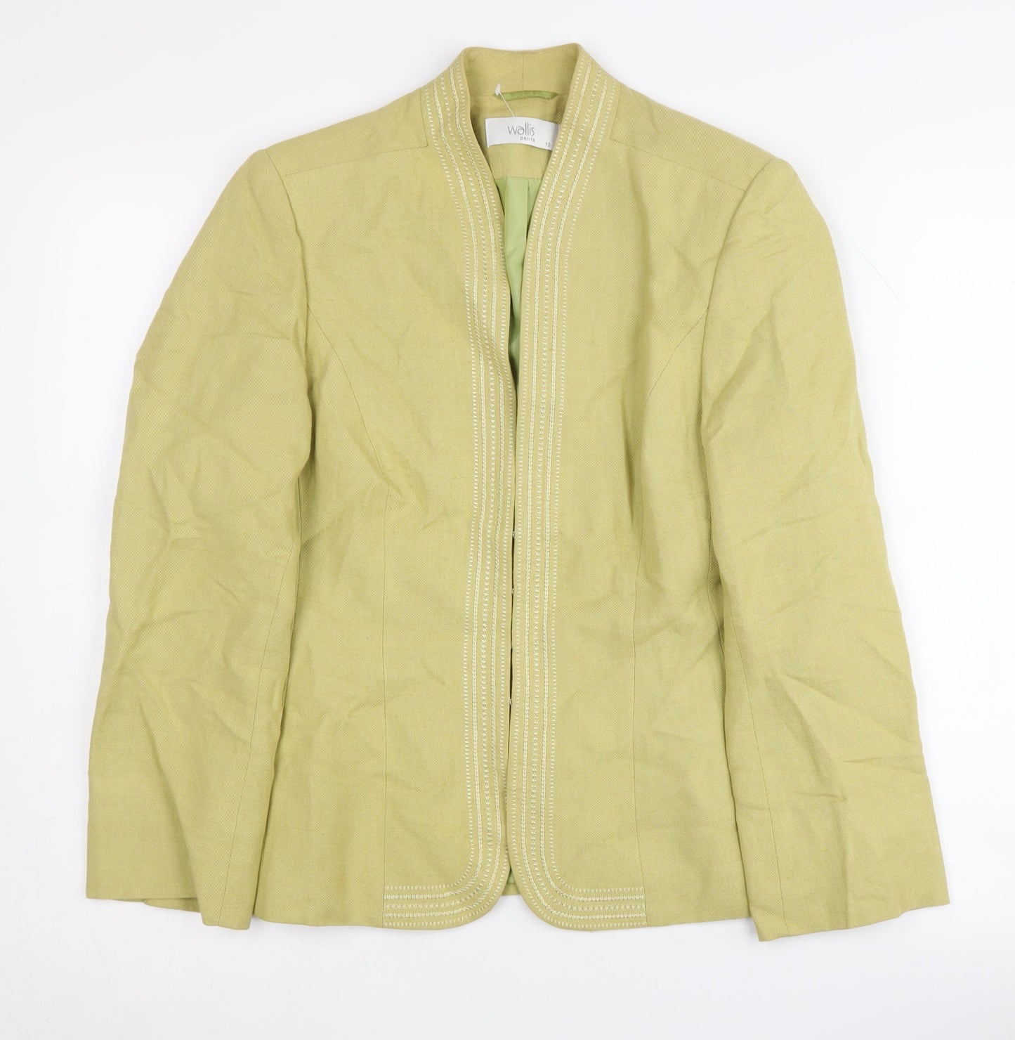 Wallis Green Petites Blazer Women's Size 10
