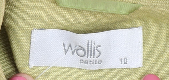 Wallis Green Petites Blazer Women's Size 10
