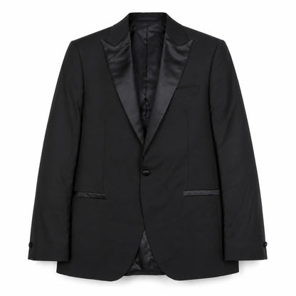 Mens UK Size 42 Marks and Spencer Regular Black Suit Jacket