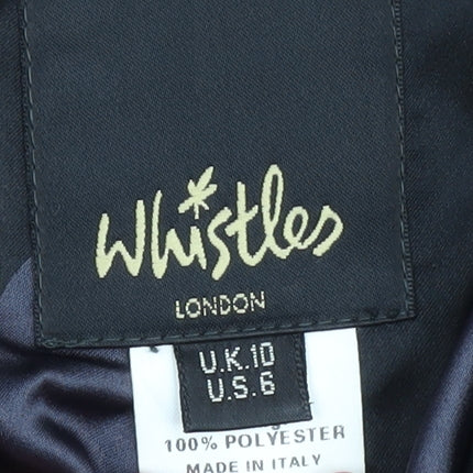Whistles Women's Black Wool Suit Jacket Size 10