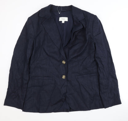 Marks and Spencer Women's Blue Blazer Size 10