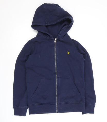 Lyle & Scott Boys Blue Full Zip Hoodie Size 10-11 Years