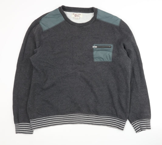 Mens UK Size XL Original Penguin Grey Pullover Sweatshirt