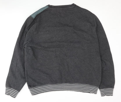 Mens UK Size XL Original Penguin Grey Pullover Sweatshirt