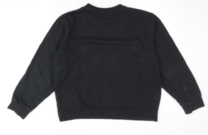 Mens UK Size M Hurley Black Pullover Sweatshirt