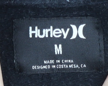 Mens UK Size M Hurley Black Pullover Sweatshirt