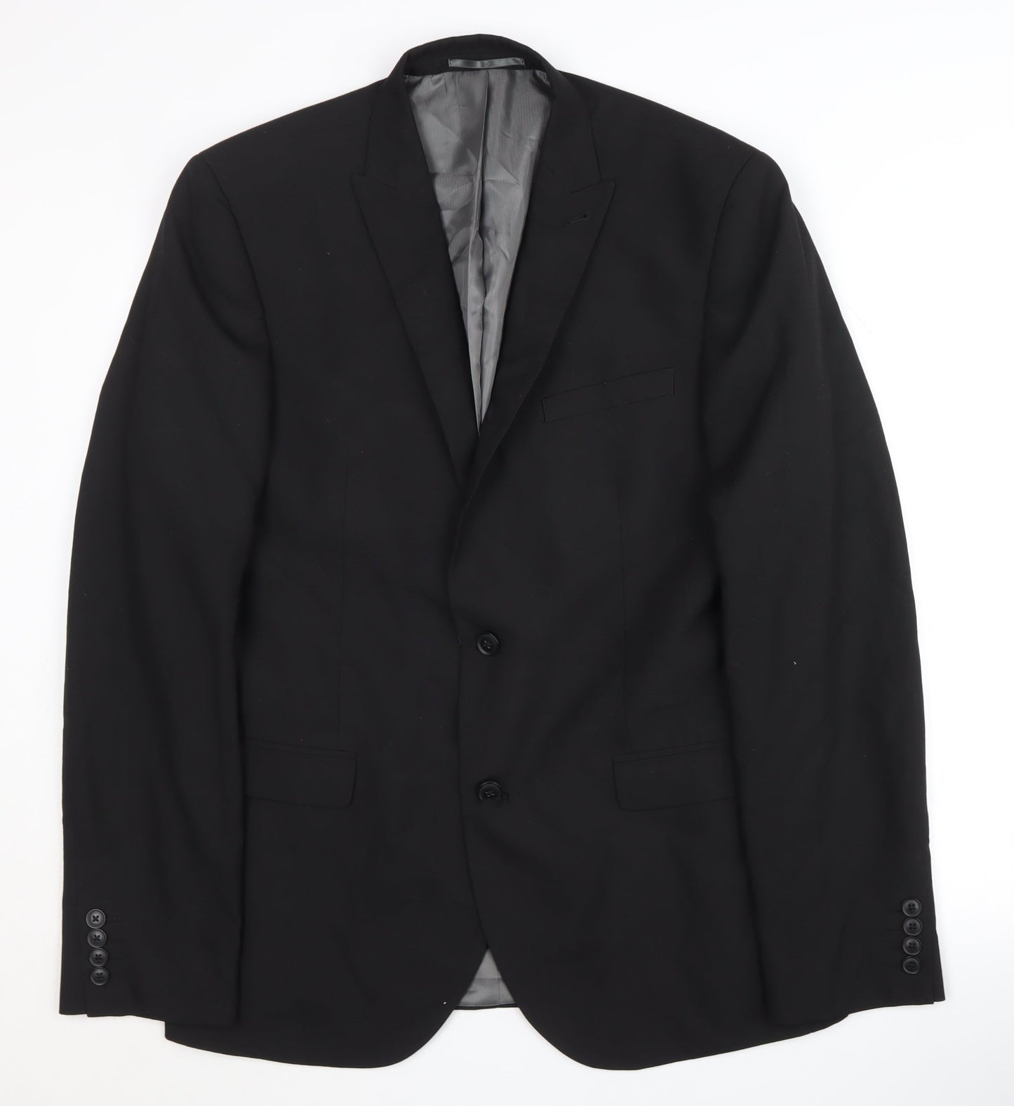 Mens UK Size 42 NEXT Regular Black Suit Jacket