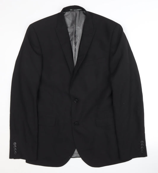 Mens UK Size 42 NEXT Regular Black Suit Jacket