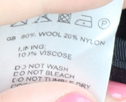 Reiss Women's Purple Hooded Coat XL