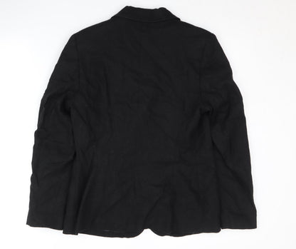 Womens UK Size 12 Classic  Black Blazer
